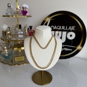 Cadena tejido cubano oro 18k italiano 60cm 10.2 gramos