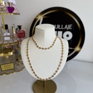 Cadena oro 18k nacional tejido Gucci 60cm 10.23gramos