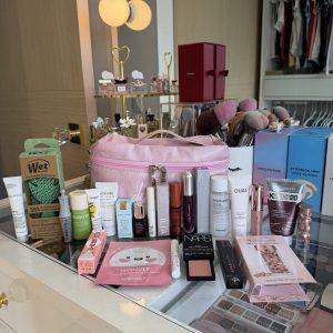 Kit maquillaje de lujo rosado