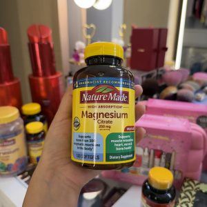 Nature Made Softgels citrato de magnesio 250 mg, 120 cuentas para soporte de nutrición