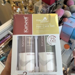 Karseell Juego de shampoo y acondicionador de tratamiento capilar con colágeno para cabello seco dañado, todo tipo de cabello, 16.9 floz + 16.9 floz