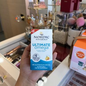 Nordic Naturals Ultimate Omega, sabor a limón, 90 geles suaves, 1280 mg de Omega-3, suplemento de aceite de pescado Omega-3 de alta potencia con EPA y DHA, promueve la salud cerebral y cardíaca, sin OMG, 45 porciones