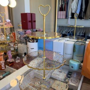 Stand de resina sparkly