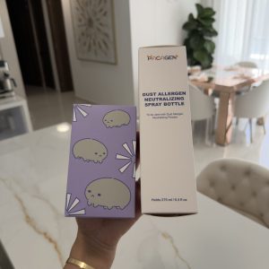 Pacagen Spray Neutralizador de Alérgenos del Polvo para Humanos - Perfecto para Uso Doméstico, Resultados Inmediatos, Fácil de Usar y Apto para Mascotas - A Pocas Pulsaciones de un Día Claro No tóxico y seguro, resultados inmediatos, fácil de usar y apto para mascotas: unos pocos aerosoles cada 2-3 días para alivio
