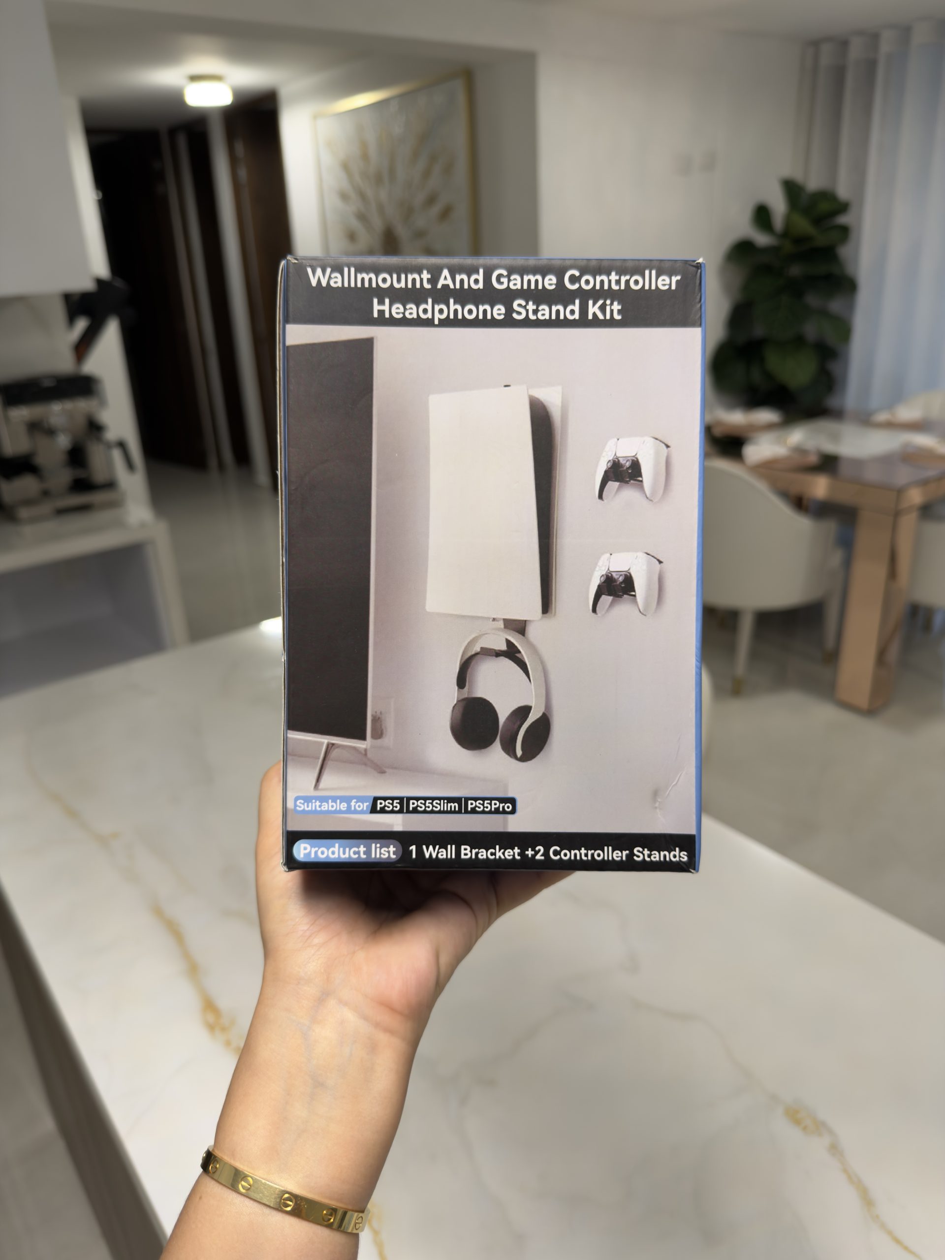 Soporte vertical para playstation 5 color blanco