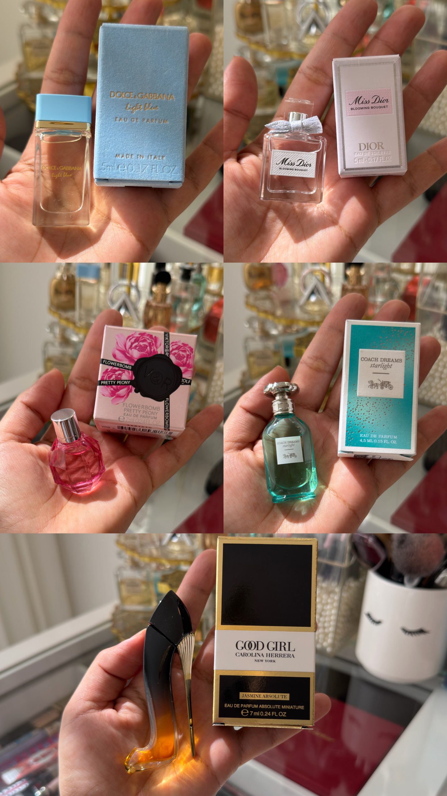 Perfumes mini por unidad