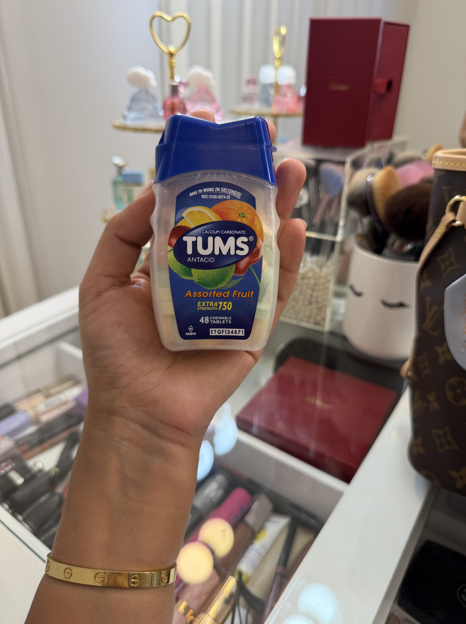 Antiácido TUMS Extra Strength 750