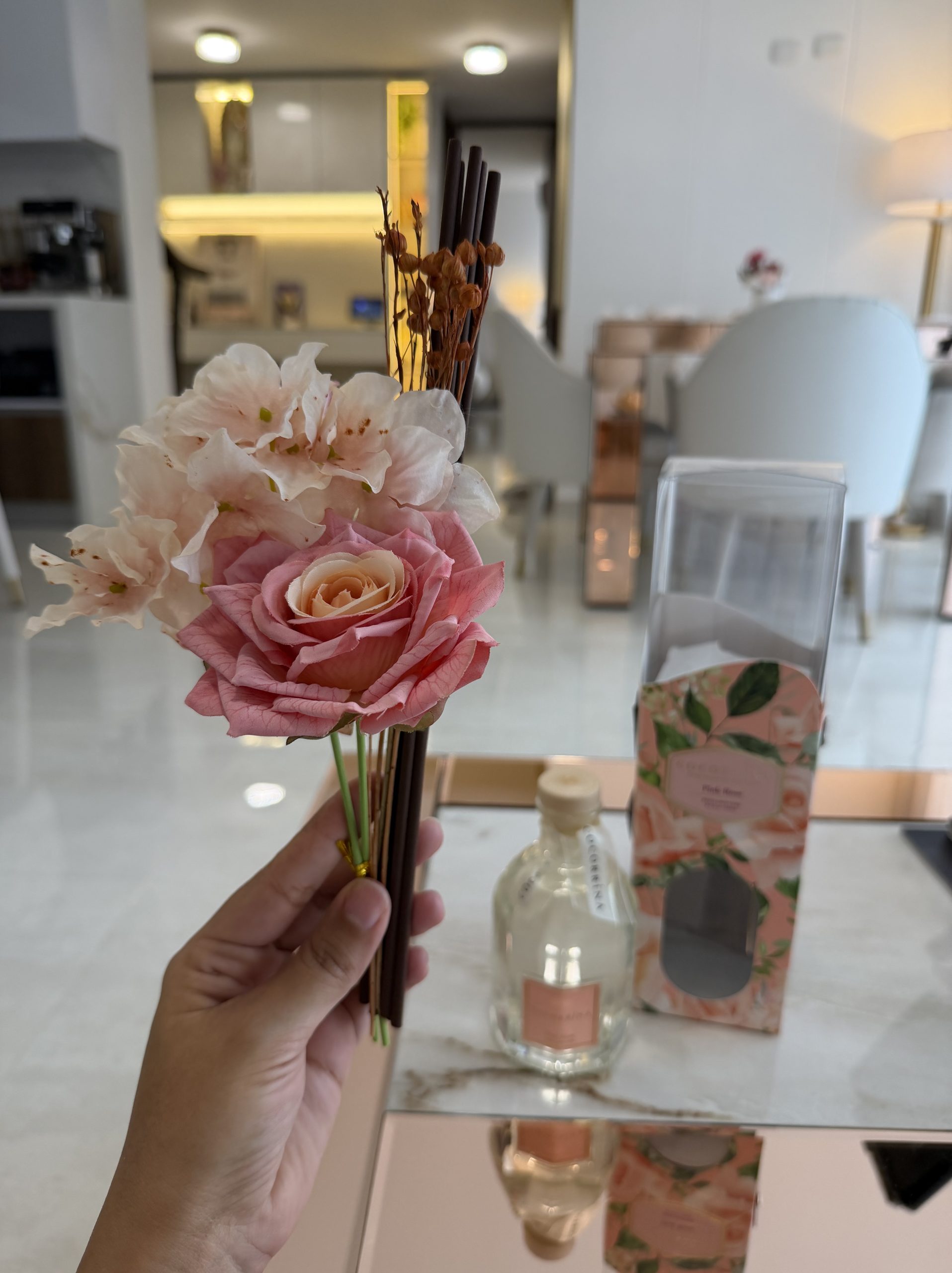 Hermoso ambientador cocorrina pink rose 8.5 onzas