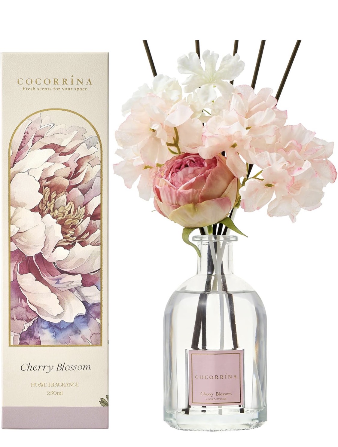 Hermoso ambientador cocorrina cherry blossom 250ml - Imagen 2