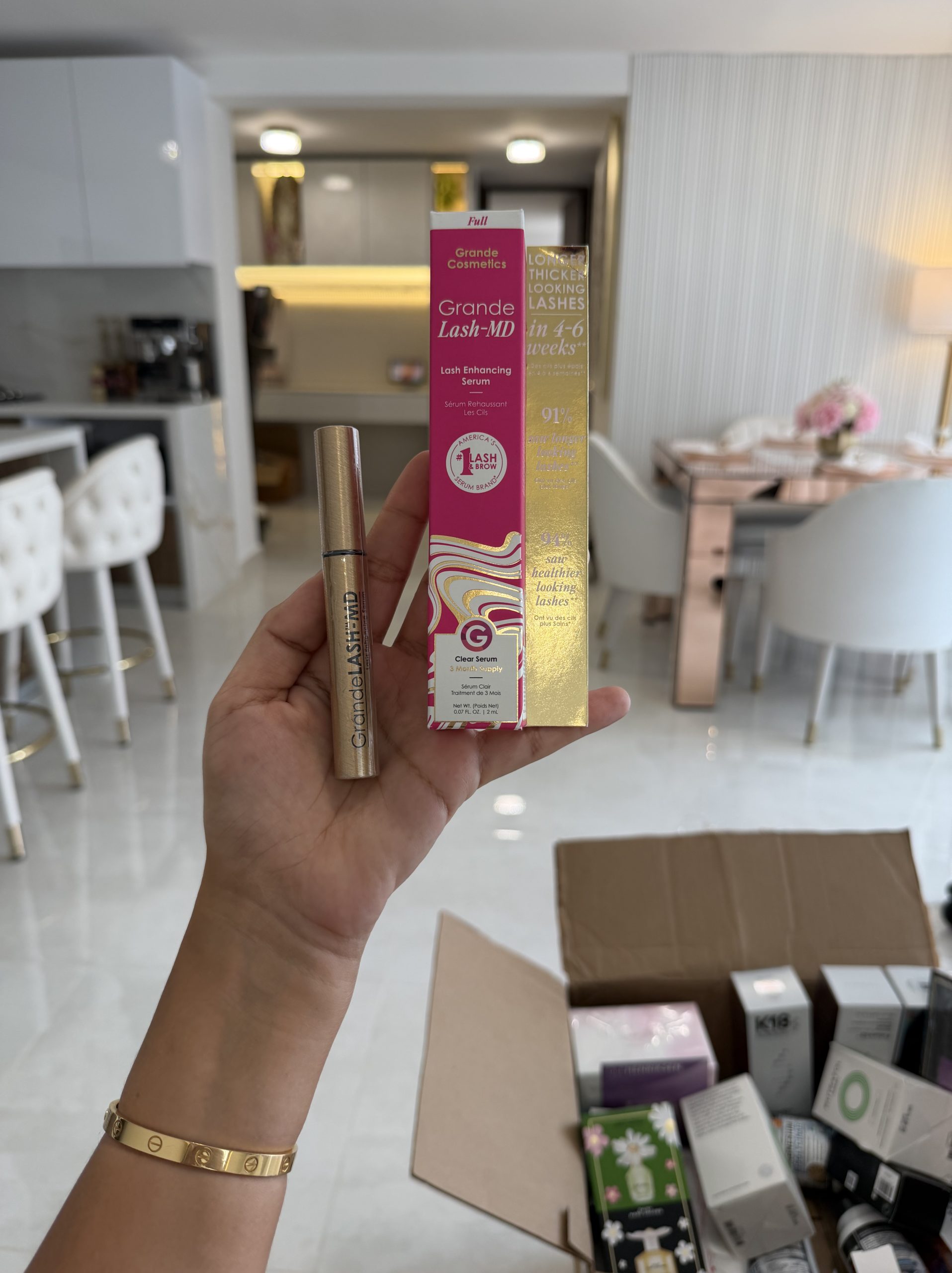 El mejor serum para pestañas Grande Cosmetics irandeLASH - MD Lash Enhancing Serun