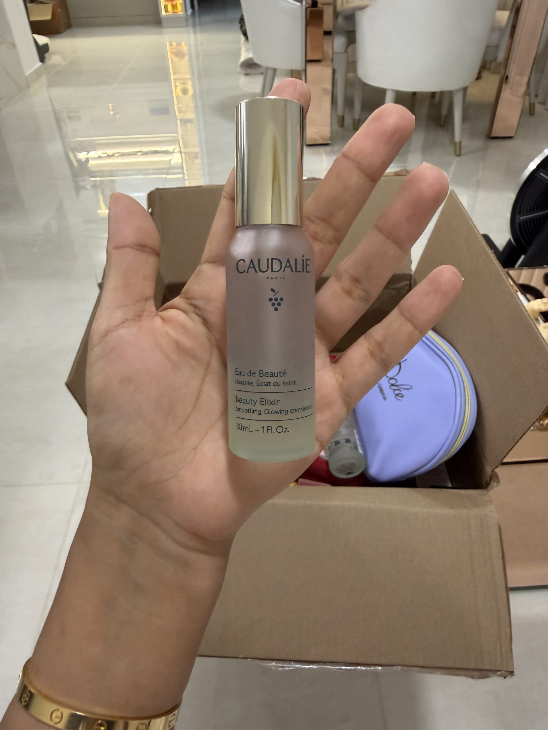 Caudalie Beauty Elixir Prep, Set Makeup, Glow Face Mist SIZE 1 oz/ 30 mL