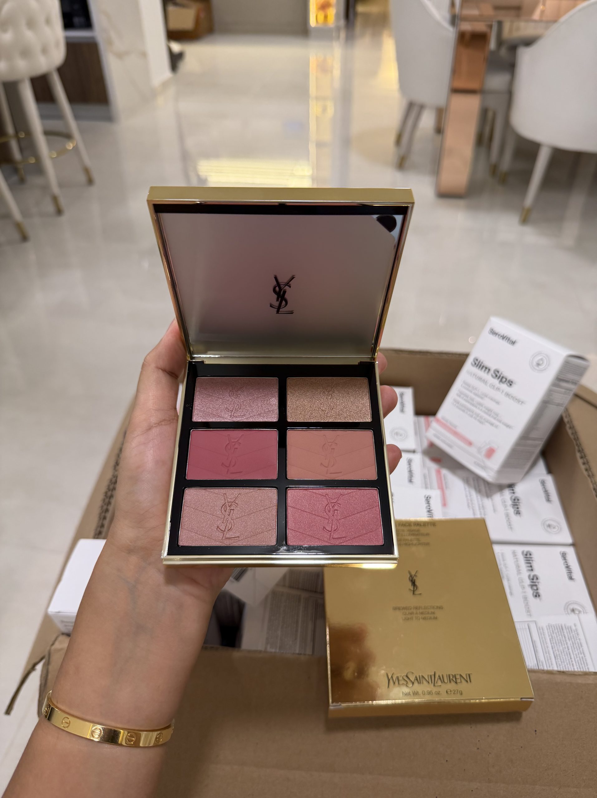 Yves Saint Laurent YSL Brewed Reflections Couture Face Palette