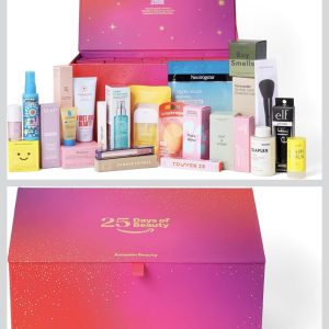 Amazon Calendario de Adviento de belleza | Exclusivo 25 días de belleza 2026 | 19 favoritos de tamaño completo y 6 de tamaño pequeño